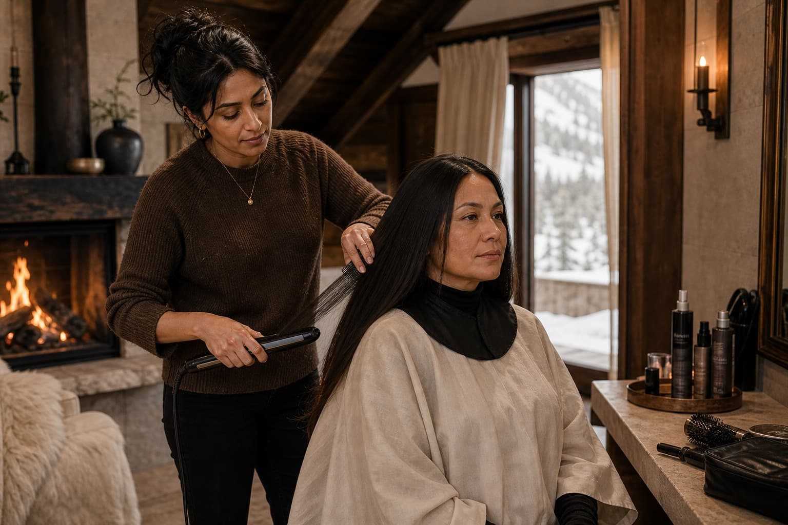 Short-stay trim and style sample for Hair Atelier