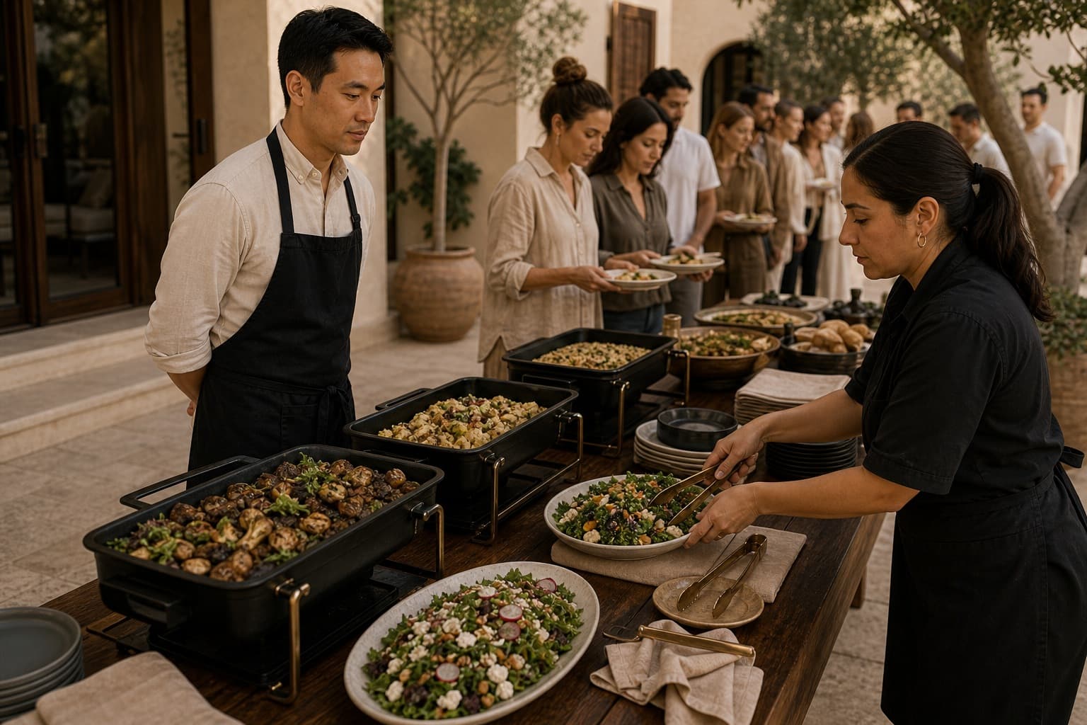 Retreat lunch program sample for Hosted Catering