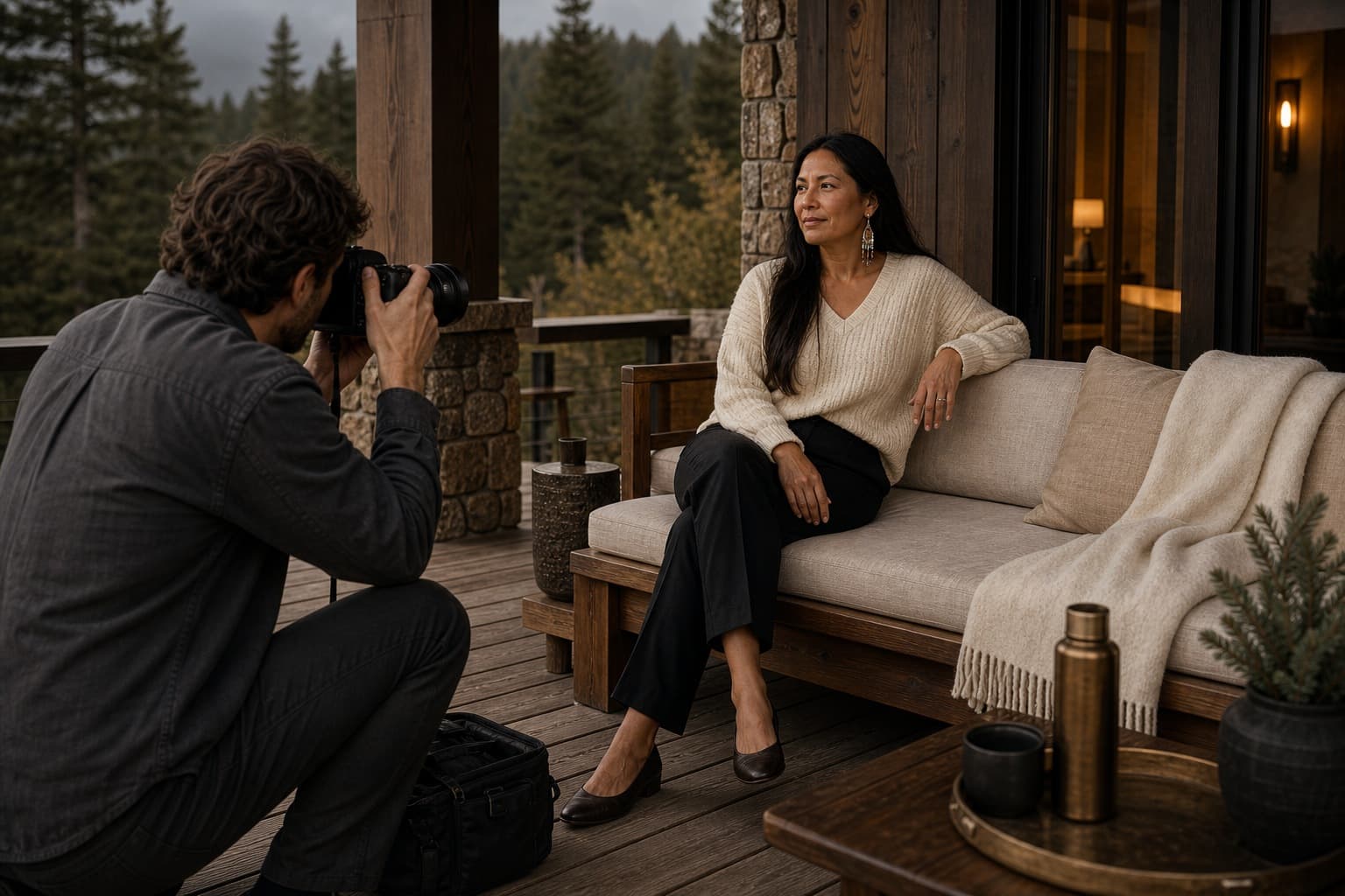 Family retreat photography sample for Lens Sessions
