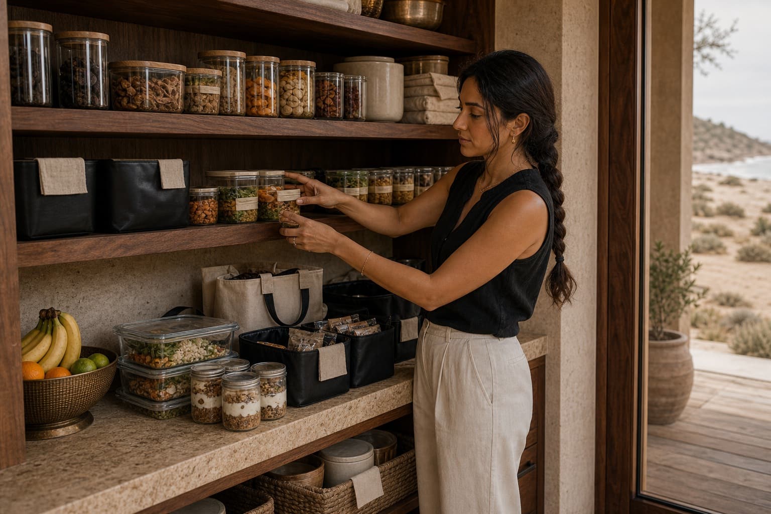 Beach house pantry sample for Prepared Pantry
